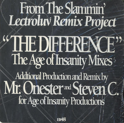 Lectroluv : The Difference Remixes (The Singles) (12")