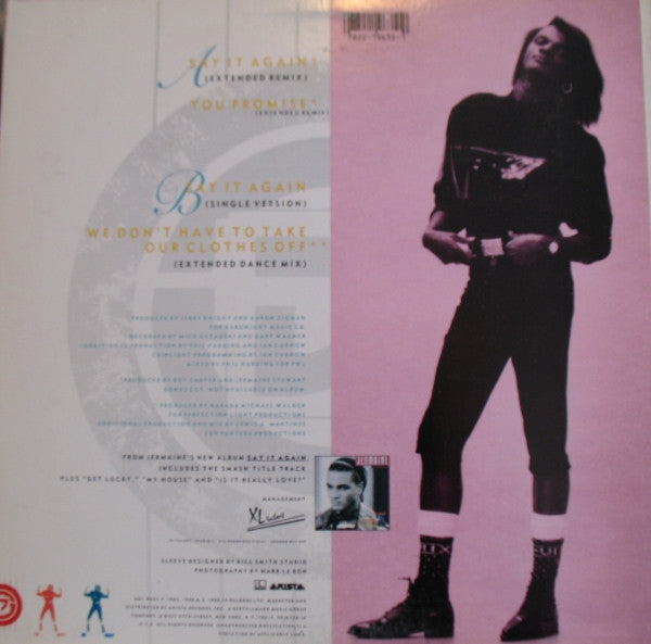 Jermaine Stewart : Say It Again / You Promise (12")