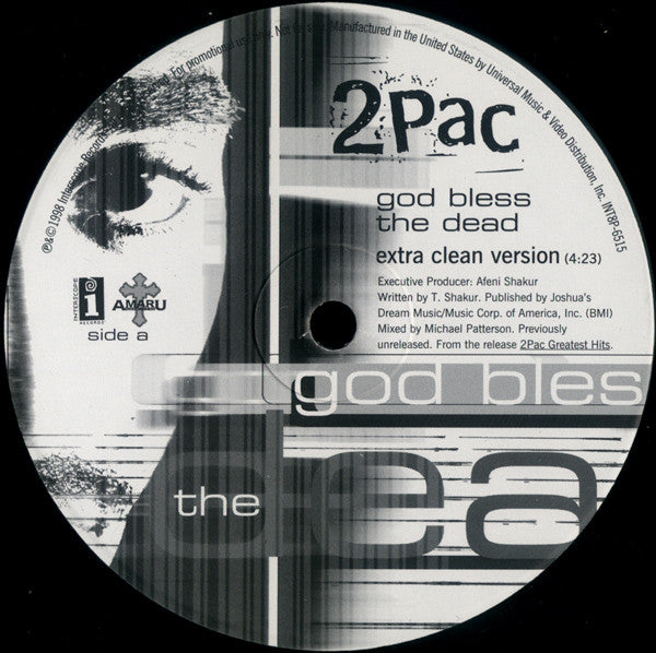2Pac : God Bless The Dead (12", Promo)
