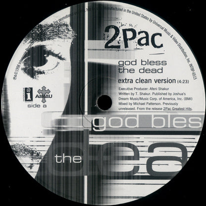 2Pac : God Bless The Dead (12", Promo)
