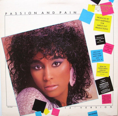 Janice McClain : Passion And Pain (12", Pin)