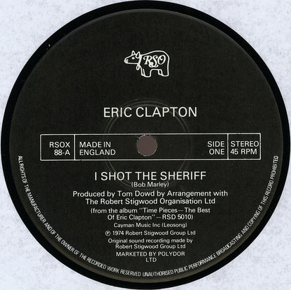 Eric Clapton : I Shot The Sheriff (12", Single, RE)