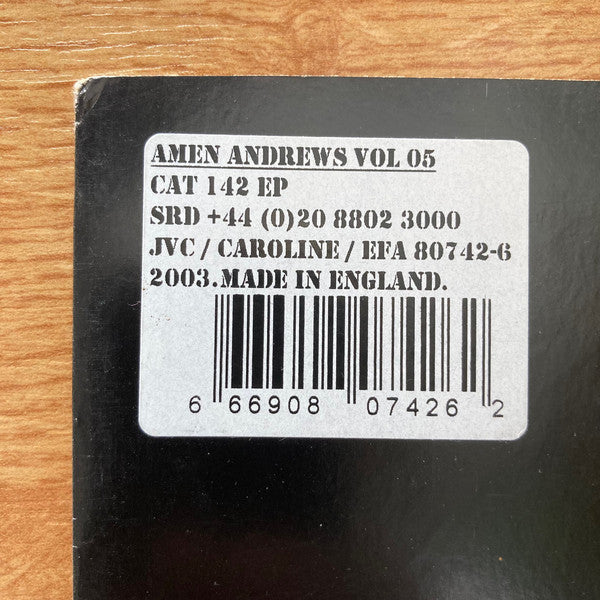Amen Andrews : Vol 05 (12", EP, Ltd)