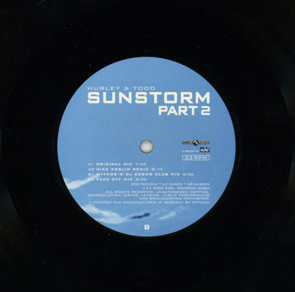 Hurley & Todd : Sunstorm (12", Par)