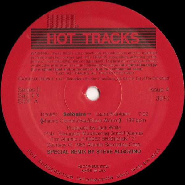 Various : Hot Tracks - Series 2, Issue 4 (2x12", Promo)
