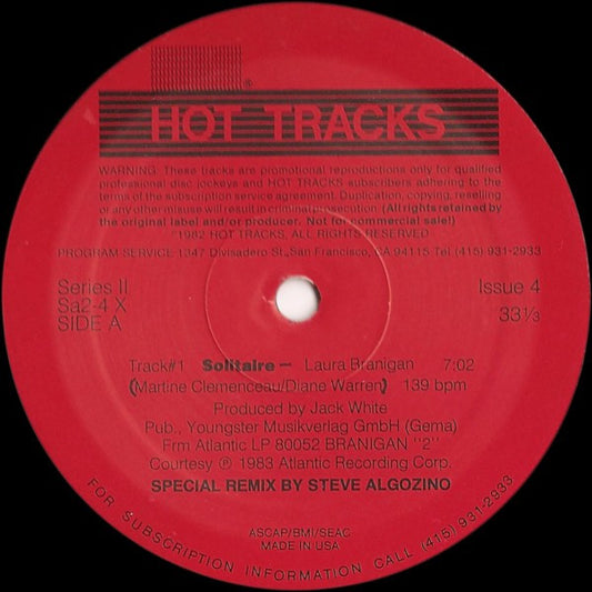 Various : Hot Tracks - Series 2, Issue 4 (2x12", Promo)