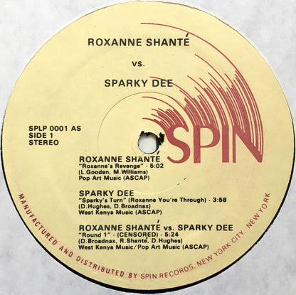 Roxanne Shanté Vs. Sparky D : Round 1 (LP, Album)
