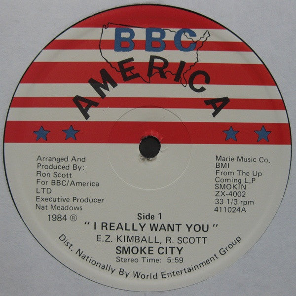 Smoke City (2) : I Really Want You (12")