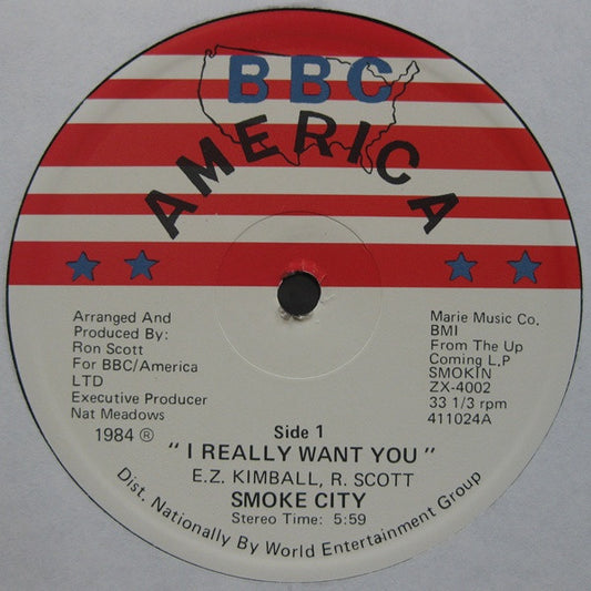 Smoke City (2) : I Really Want You (12")