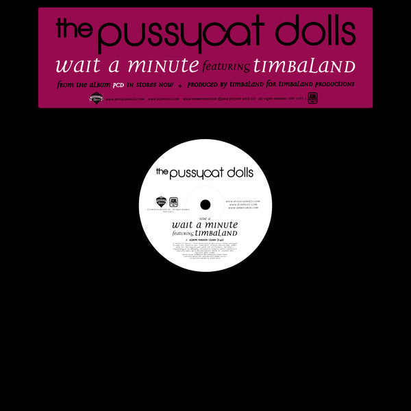 The Pussycat Dolls : Wait A Minute (12", Promo)