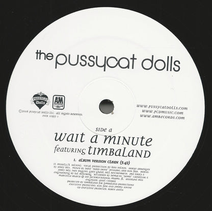 The Pussycat Dolls : Wait A Minute (12", Promo)
