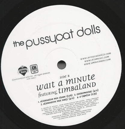 The Pussycat Dolls : Wait A Minute (12", Promo)