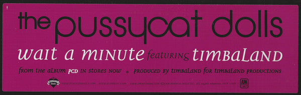The Pussycat Dolls : Wait A Minute (12", Promo)