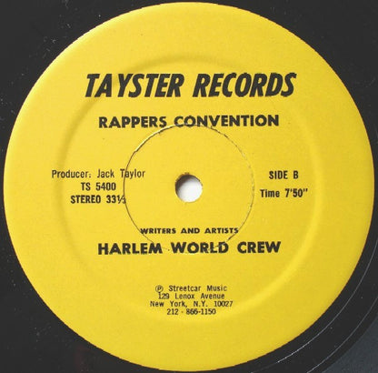 Harlem World Crew : Rappers Convention (12")