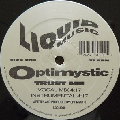 Optimystic : Trust Me (12")