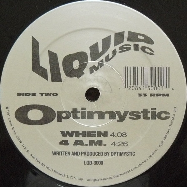 Optimystic : Trust Me (12")