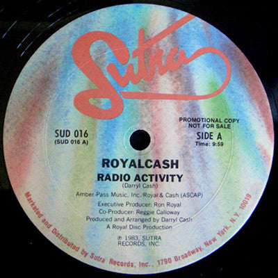 Royalcash : Radio Activity (12", Single, Promo)