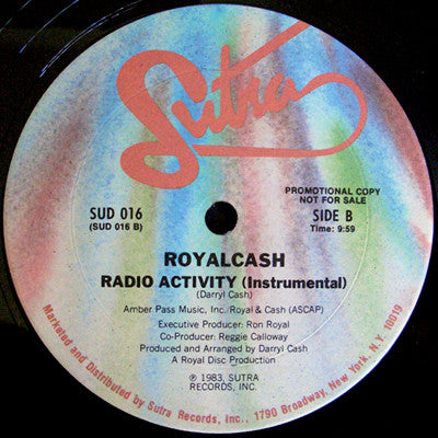 Royalcash : Radio Activity (12", Single, Promo)