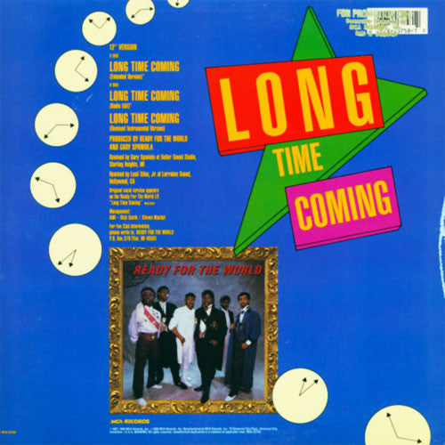 Ready For The World : Long Time Coming (12" Version) (12", Single, Glo)