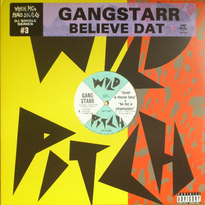 Gang Starr : Believe Dat! (12", M/Print, RE)