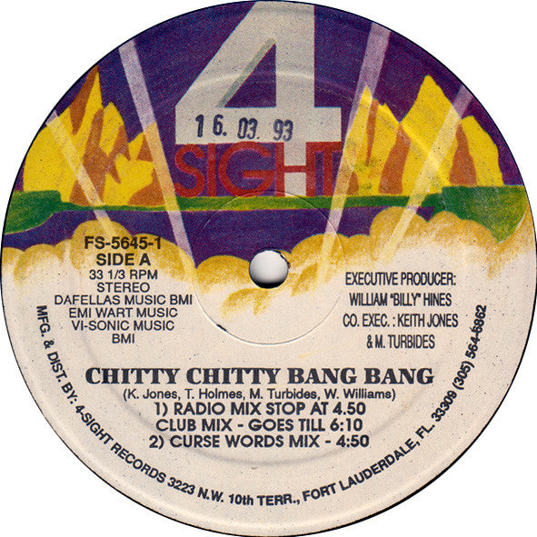 Da' Fellas (2) : Chitty Chitty Bang Bang (12")