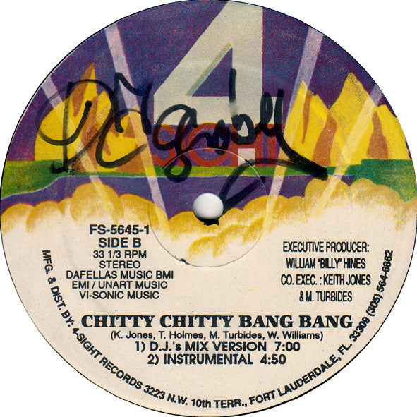 Da' Fellas (2) : Chitty Chitty Bang Bang (12")