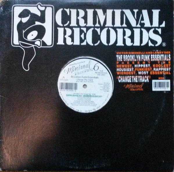 Brooklyn Funk Essentials (2) : Change The Track (12", Promo)