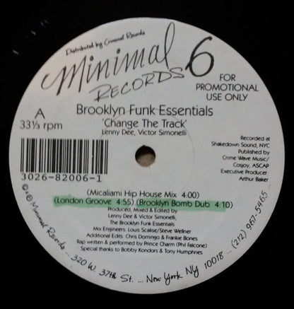 Brooklyn Funk Essentials (2) : Change The Track (12", Promo)