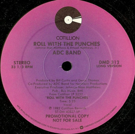 ADC Band : Roll With The Punches (12", Promo)