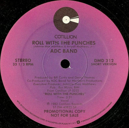ADC Band : Roll With The Punches (12", Promo)