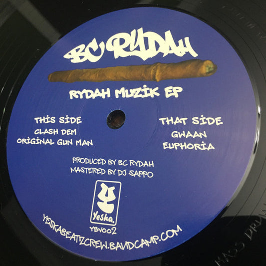 BC Rydah : Rydah Muzik EP (12", EP)