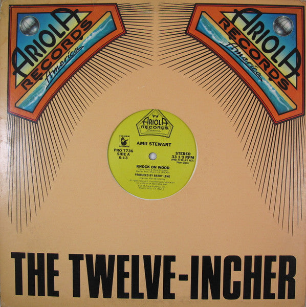 Amii Stewart : Knock On Wood (12", Promo)