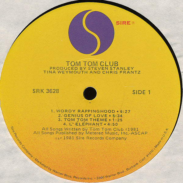 Tom Tom Club : Tom Tom Club (LP, Album, Los)