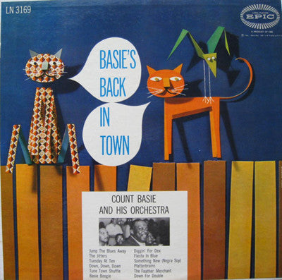 Count Basie Orchestra : Basie's Back In Town (LP)