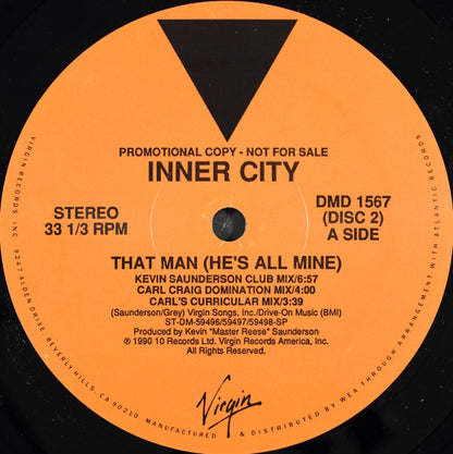 Inner City : That Man (He's All Mine) (2x12", Promo)