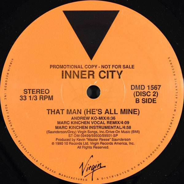 Inner City : That Man (He's All Mine) (2x12", Promo)