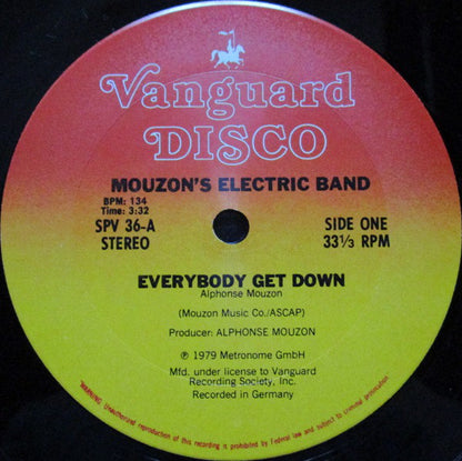 Mouzon's Electric Band : Everybody Get Down (12")