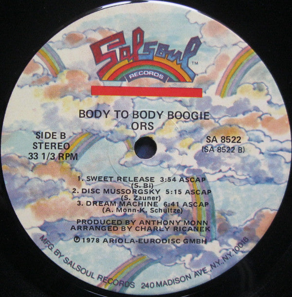 ORS* : Body To Body Boogie (LP, Album)