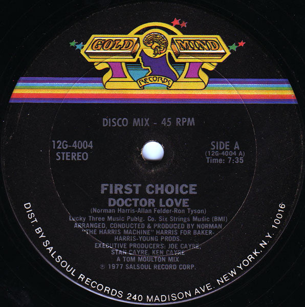 First Choice : Doctor Love (12")