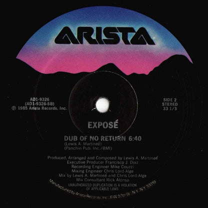 Exposé : Point Of No Return (12")