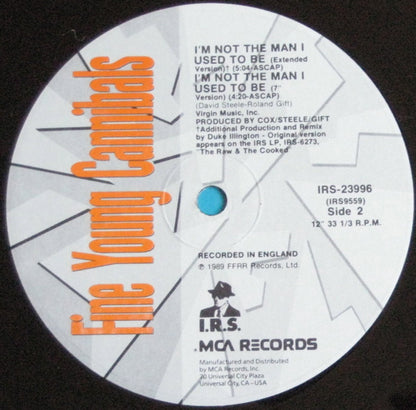 Fine Young Cannibals : I'm Not The Man I Used To Be (12", Single)