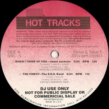 Various : Hot Tracks - Series 5, Issue 5 (2x12", Comp, Promo)