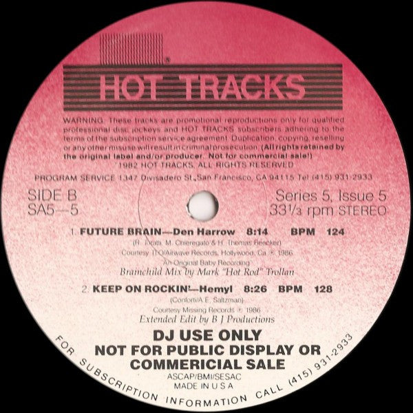 Various : Hot Tracks - Series 5, Issue 5 (2x12", Comp, Promo)
