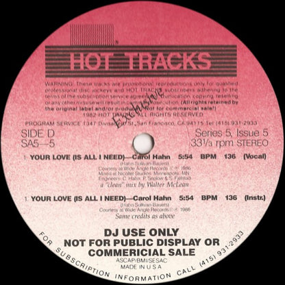 Various : Hot Tracks - Series 5, Issue 5 (2x12", Comp, Promo)