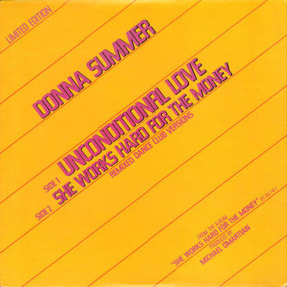 Donna Summer : Unconditional Love / She Works Hard For The Money (12", Ltd, 53 )