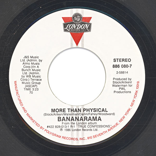Bananarama : More Than Physical (7", Single)