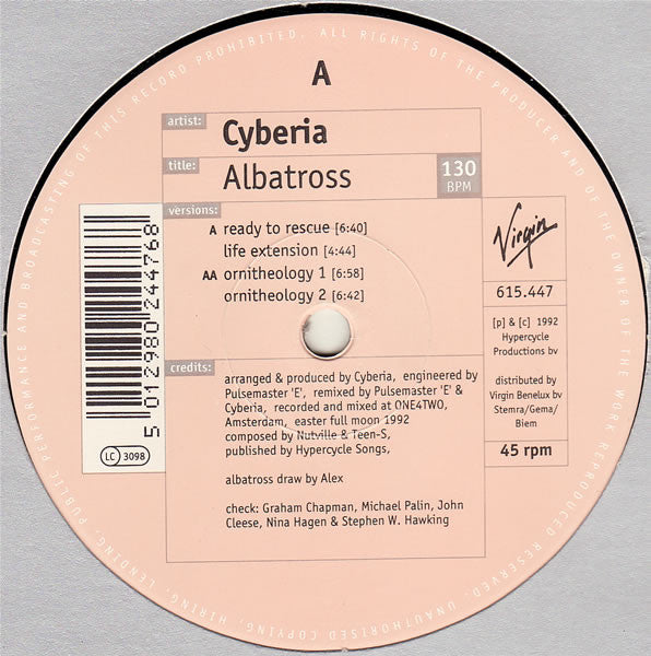 Cyberia (3) : Albatross (12")
