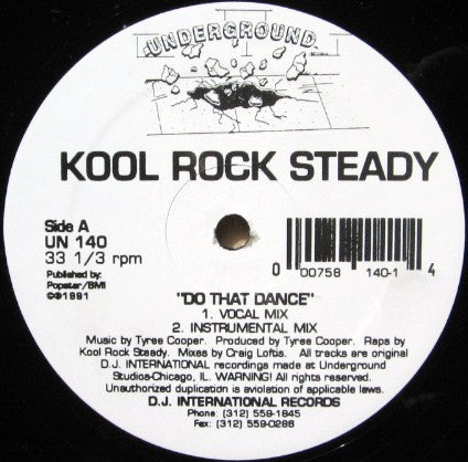 Kool Rock Steady : Do That Dance (12")