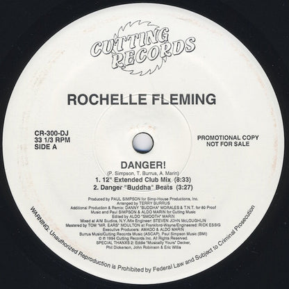 Rochelle Fleming : Danger! (12", Promo)
