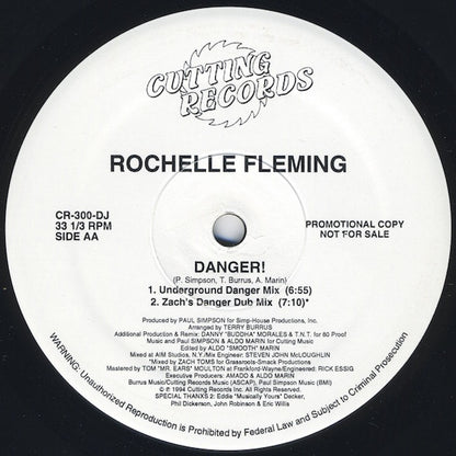 Rochelle Fleming : Danger! (12", Promo)